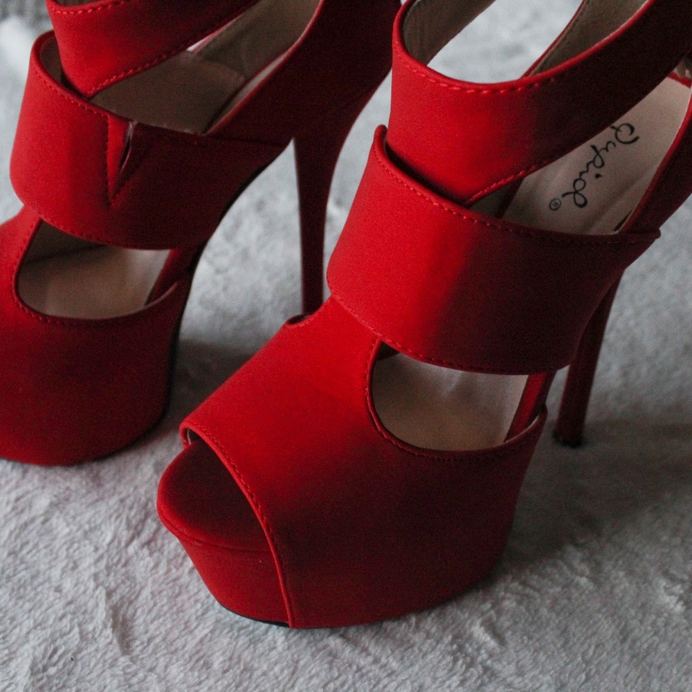 Qupid Stiletto Platforms